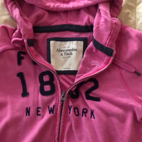 Pink Abercrombie & Fitch Sweatshirt - Picture 2 of 3